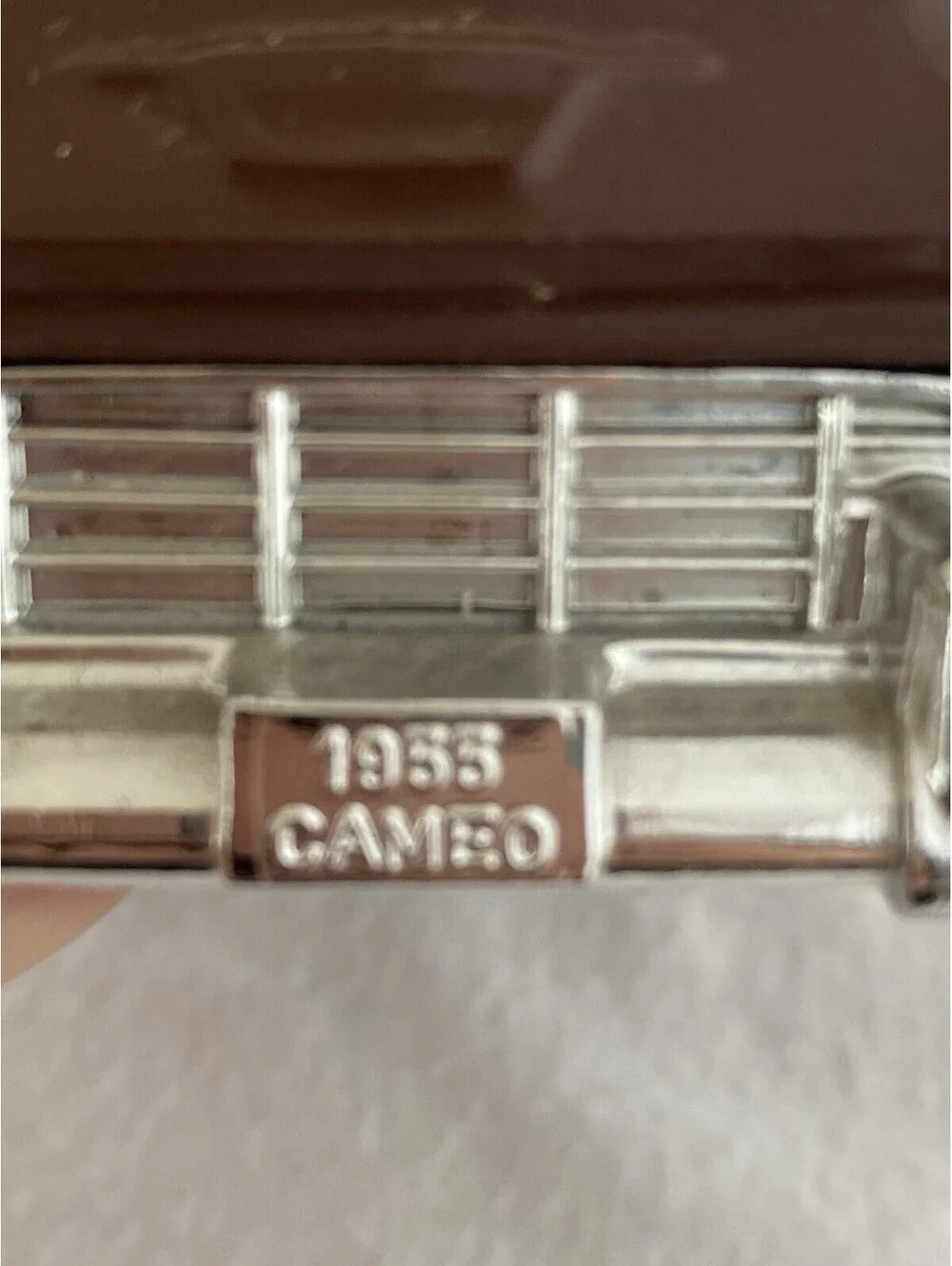 1955 Chevy Camo Pickup Truck Diecast  Bank Ephrata Fair 1994 Heavy & Solid Metal